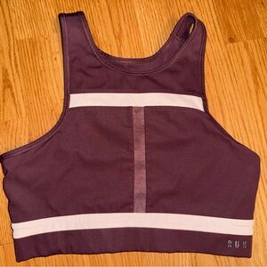 Nike Dri-FIT women’s Swoosh Run Division Sports Bra purple sz S active EUC